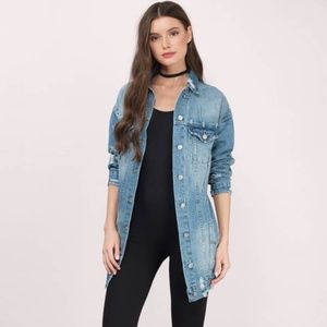 ESSUE JACKIE MEDIUM WASH DENIM JACKET